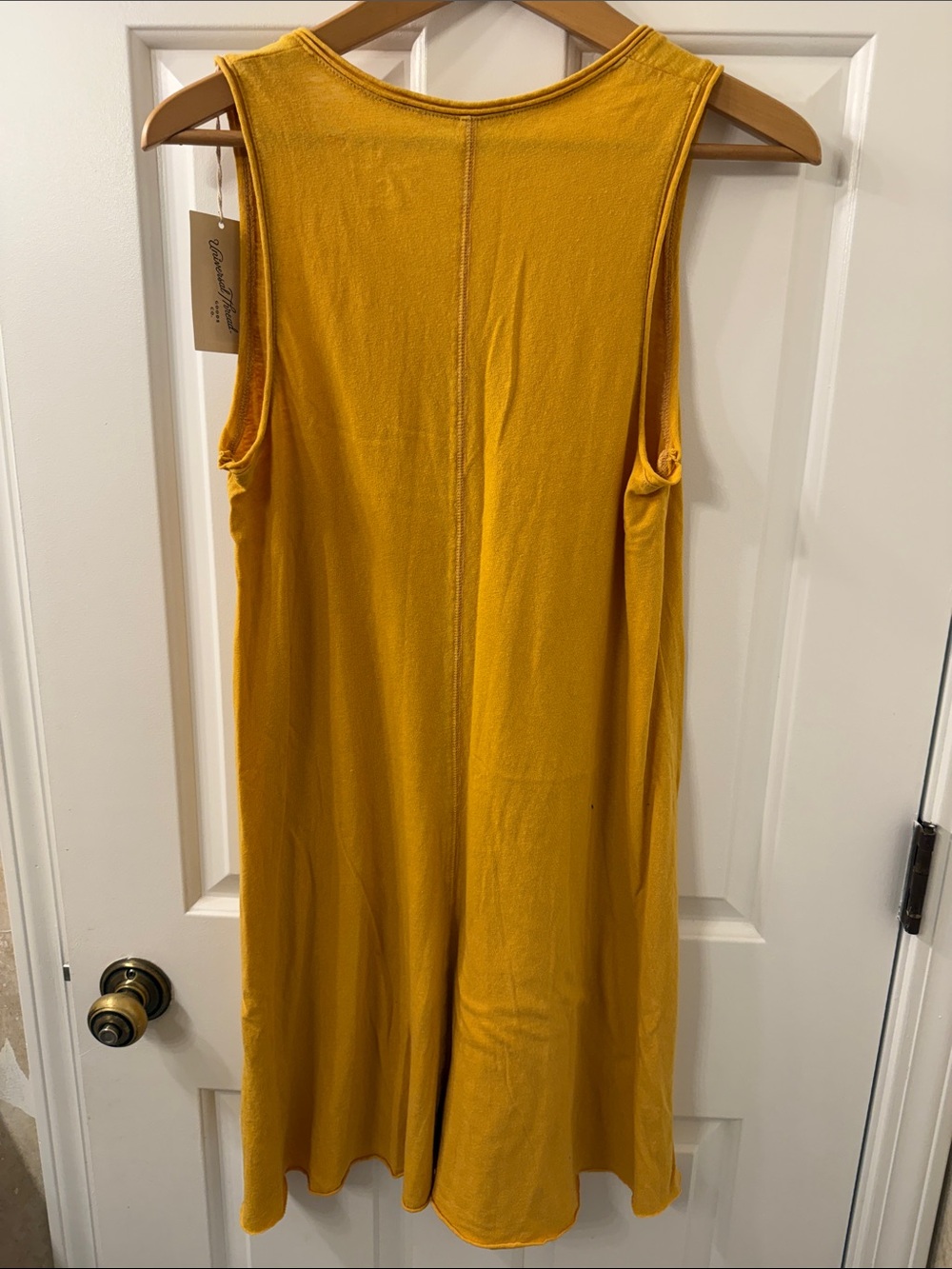 Universal Thread Mustard Yellow Tee Dress - Picture 3 of 4